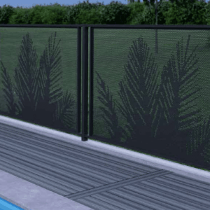 Perforated Panel - DIY Kit - 2000mmW x 1200mmH - Palm Design - Method 1 - B