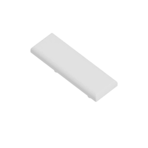 Slat Centre Support Rail Cap White 40mm x 13mm x 3mm