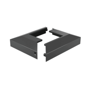 Flat Top Two Part Domical Cover Black