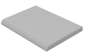 Barr Bracket Cap White 4 pcs