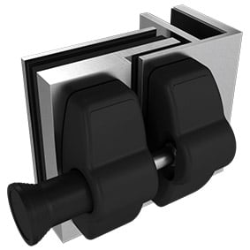 Latch Kit - Pool Gate to Glass Panel - 90º Internal