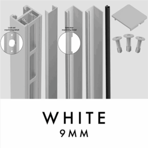 XPS - GATE KIT 9MM - For Lever/Knob - W