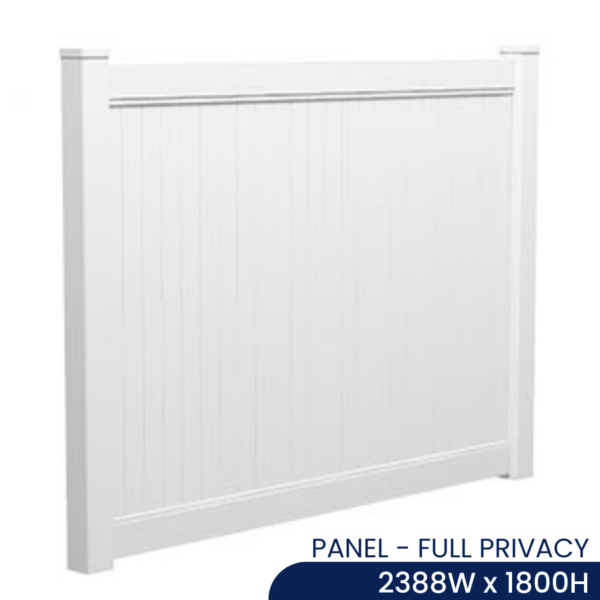 Hamptons Full Privacy Panel Kit 2388W x 1800H