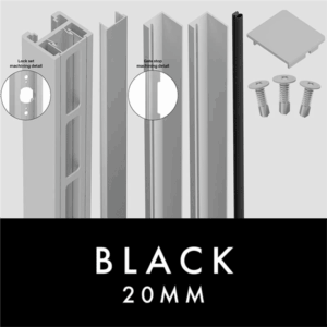 XPS - GATE KIT 20MM - For Lever/Knob - B