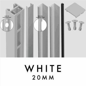 XPS - GATE KIT 20MM - For Lever/Knob - W