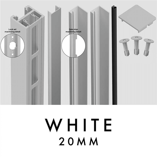 XPS - GATE KIT 20MM - For Lever/Knob - W