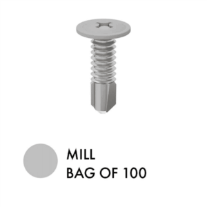 Slat Self Drilling Tek Screws 100 pcs Mill 10g x 16mm