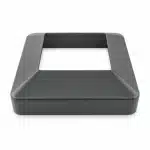 Flat Top Raised Base Cover White 65mm x 65mm