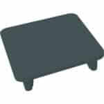 Flat Top Post Top Plate Monument 65mm x 65mm