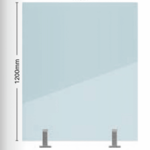 12mm CHANNEL Glass 1300W x 1350H
