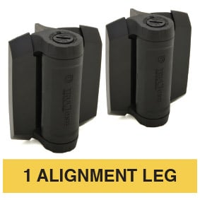 Blade D&D TruClose Self Closing Hinges Heavy Duty w/ Legs Black