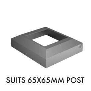 Flat Top Two Part Domical Cover Mill 65mm x 65mm