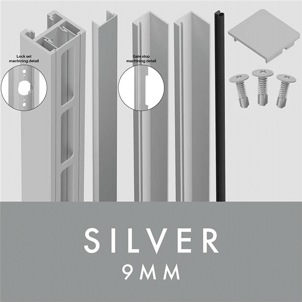 XPS - GATE KIT 9MM - For Lever/Knob - S
