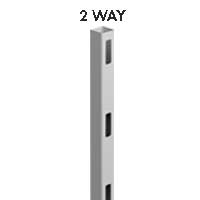 Hamptons 3 Rail Profile Post 2 way 127mm x 127mm x 2050L