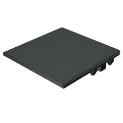 Slat Quickscreen Gate Flat Top Cap Extruded Alumi Monument 50mm x 50mm