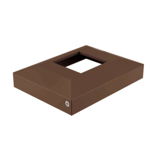 Slat Alu Two Part Domical Cover Terrain 65mm x 65mm