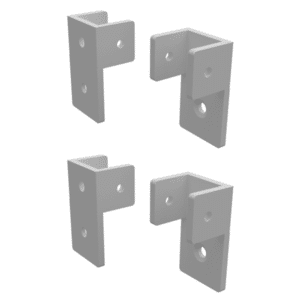 Barr Extended 'C' Bracket Kit White