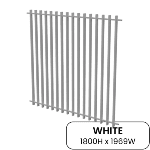 Barr Panel White 1800H x 1969W
