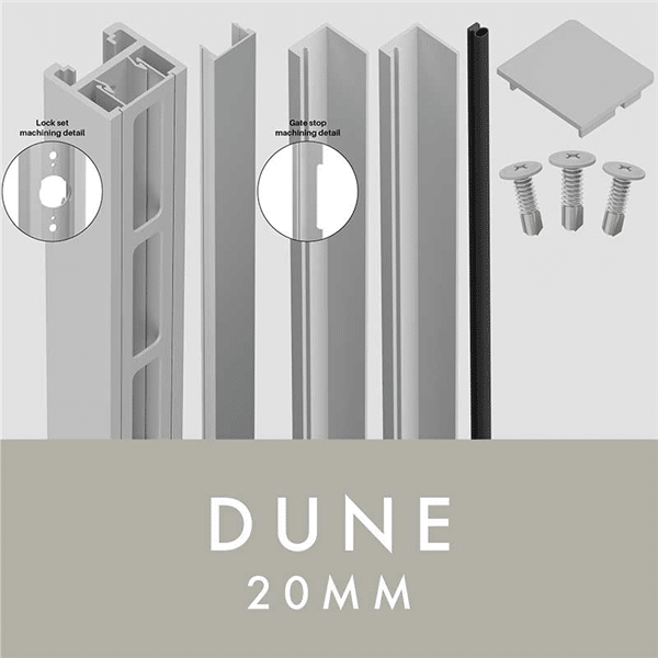 XPS - GATE KIT 20MM - For Lever/Knob - D