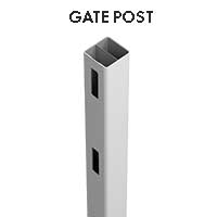 Hamptons 3 Rail Profile 1 way Gate Post 127mm x 127mm x 2050L