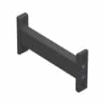 Slat Side Frame Mounting Arm Black 20W