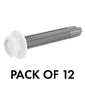 XPRESS PLUS Screening - 12G x 40mm Hex Flange Head - W