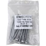 Slat Gate Frame Screws Hex Flange Head10 pcs 12g x 65mm