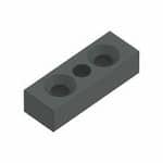 Slat Centre Support Rail Top / Bottom Plate Basalt