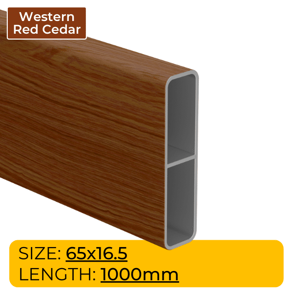 Alumawood Slat – 65 x 16.5mm – Per Meter – WRC