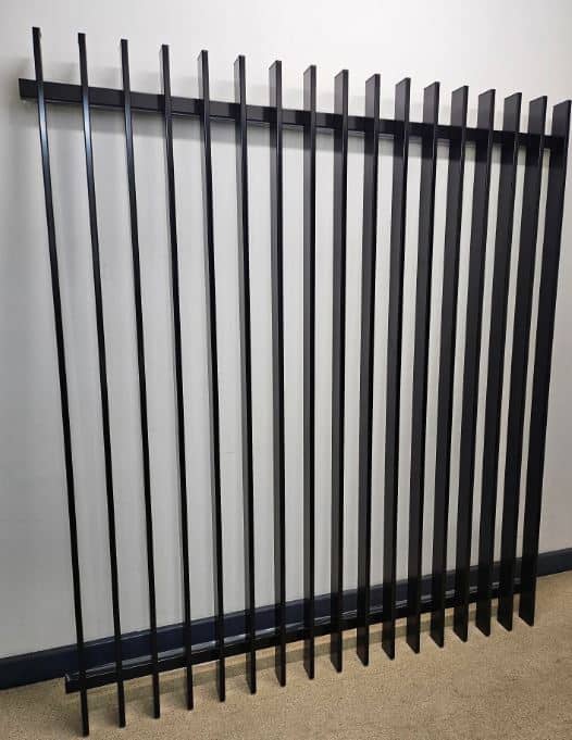 Blade Gate w/ Cap Black 920mm x 1800mm