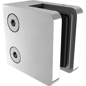SLIMLINE CLAMP SS2205 - SQUARE front, FLAT back