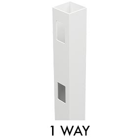 Hamptons Semi Privacy Post 1 Way 102mm x 102mm x 1900L