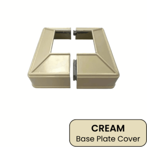 PoolSafe Post Cover - 2pc -  50x50mm -  Cream