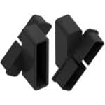 Slat Quickscreen Louvre Brackets Left & Right Black
