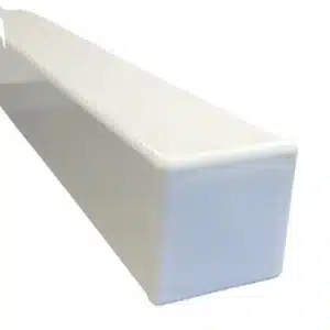 Flat Top Post White 50mm x 50mm x 2400L