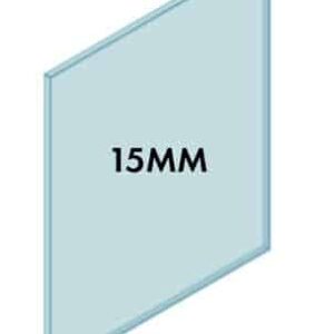 15mm Frameless Bal. Glass 800W x 1000H