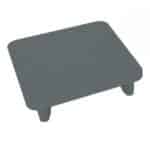 Flat Top Post Top Plate Black 50mm x 50mm