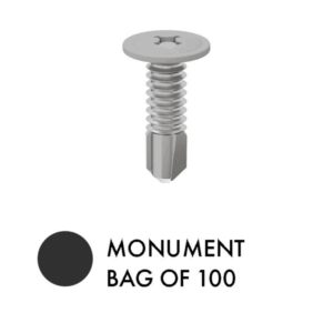 Slat Self Drilling Tek Screws 100 pcs Monument 10g x 16mm