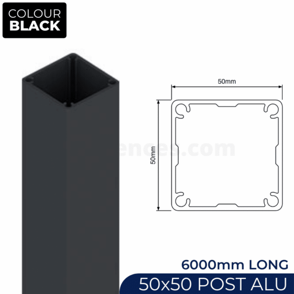 Blade Heavy Duty Post 50mm x 50mm x 6000L