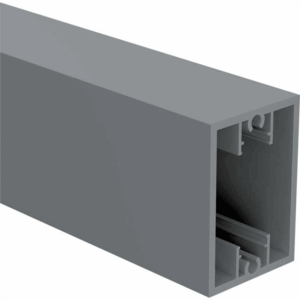 CTS - 65 x 45mm Heavy Duty RAIL (with 2 x screw flutes) - Per Meter- BS