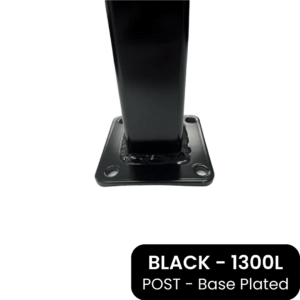 PoolSafe Post Black 1300L - Base Plated