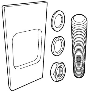 M18 - Concrete Fixing Kit (for Vertical Clamp)