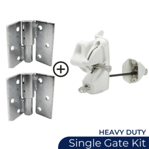 Single Gate Kit - Heavy Duty White