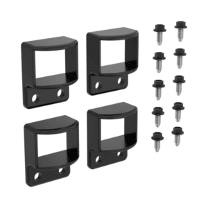 Flat Top Horiz Brackets – 4 pcs Mill