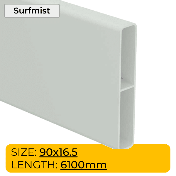 Slat With Centre Web Surfmist 90mm x 16.5mm x 6100L
