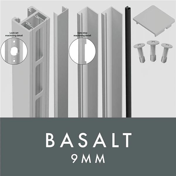 XPS - GATE KIT 9MM - For Lever/Knob - BS