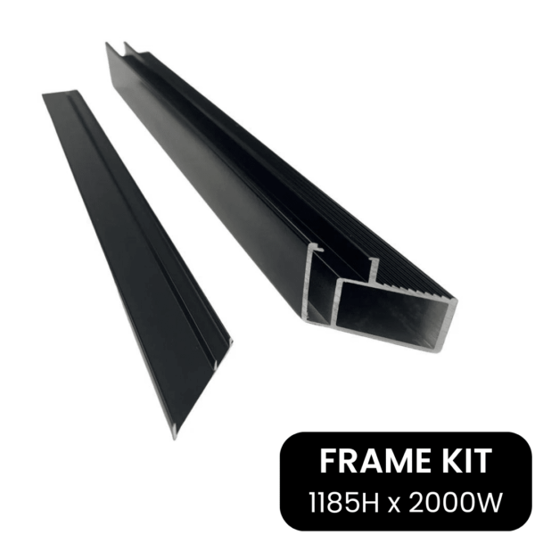 PERF 2M Frame KIT ONLY - 2000W x 1185H - B/MN - (NO Perf Sheet)