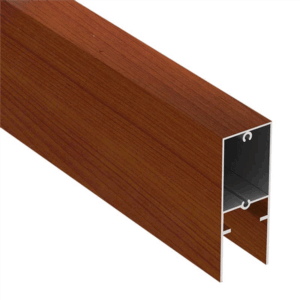 Slat Alu Sliding Gate Bottom Rail Red Cedar 5800L