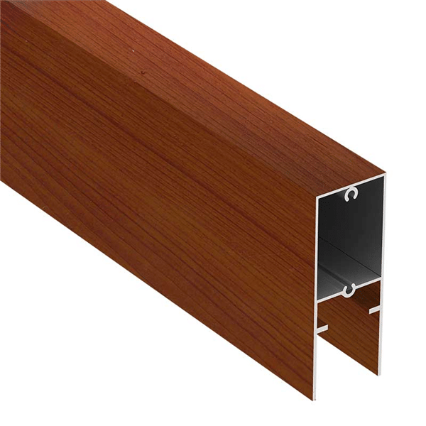 Slat Alu Sliding Gate Bottom Rail Red Cedar 5800L