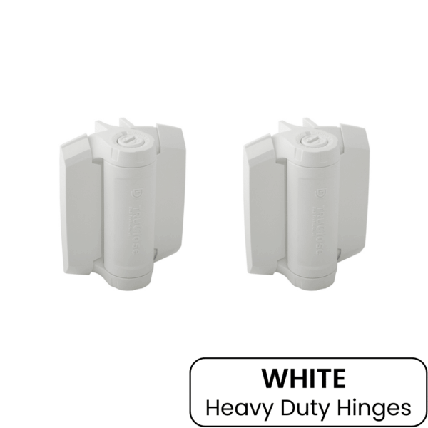 D&D Tru Close - HINGE SET | White